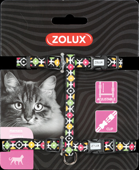Zolux Szelki dla kota nylonowe regulowane ARROW kol. czarny