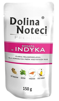 DOLINA NOTECI PIES 150g indyk  SASZETKA /10