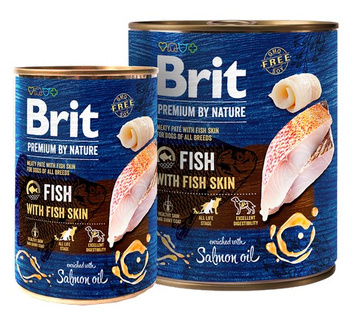Brit Premium By Nature Fish & Fish Skin puszka 400g