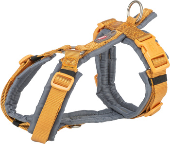 Premium trekking, szelki, dla psa, curry/grafit, XL: 80–97 cm/25 mm