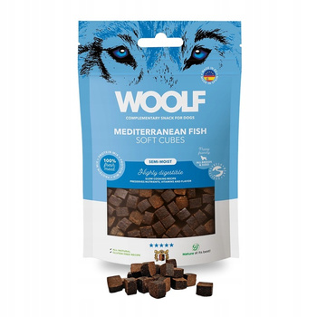 Woolf Soft Cubes Mediterranean Fish 100g