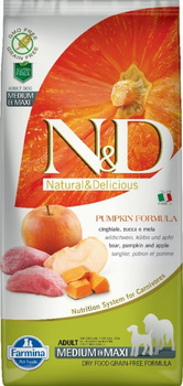 FARMINA ND GF PUMPKIN BOAR APPLE ADULT Small 2,5kg + 1 puszka