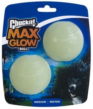 Chuckit! Max Glow Ball Medium 2pak [33067]
