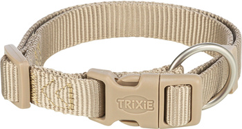 Premium, obroża, dla psa, piaskowa, XXS–XS: 15–25 cm/10 mm