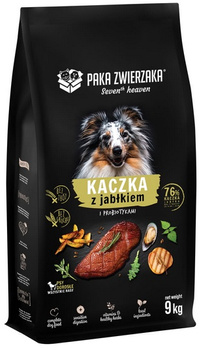 PAKA ZWIERZAKA  9kg KACZKA Z JABŁKIEM      "M"  sucha karma dla psa