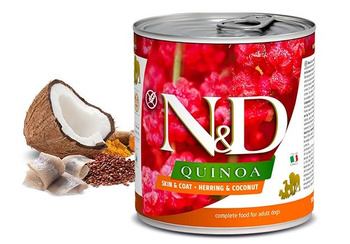 Farmina ND Dog Quinoa Herring and Coconut ADULT 285g