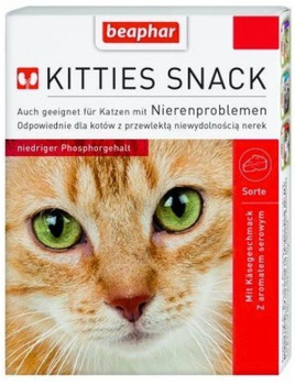 Beaphar Kitties Snack - przysmak dla kotów z wrażliwymi nerkami 75 tabl.