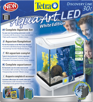 *- Tetra AquaArt LED Crayfish 30 L  kol. biały