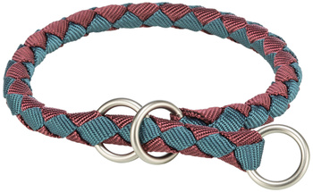 Cavo, obroża zaciskowa, dla psa, bordowy/petrol, S: 30–36 cm/o 12 mm