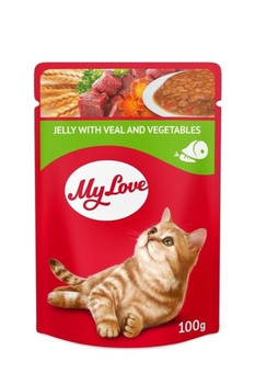 MY LOVE sasz. 100g CIELĘCINA WARZYWA      w galaretce /24