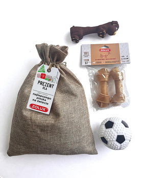 Zolux Zestaw prezentowy dla psa mały 3 (1x 482807 + 1x 480772 + 1x 480192)