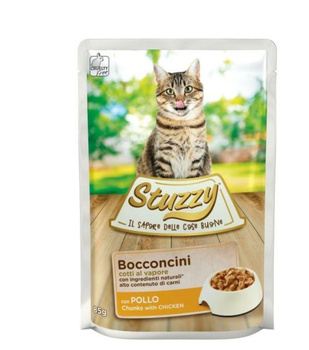 STUZZY KOT sasz.85g BOCCONCINI KURA  /24