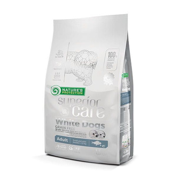 NATURES PROTECTION PIES 10kg SC WHITE DOGS ADULT WHITE FISH small breeds /40