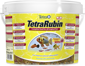TETRA Rubin 10 L wiadro pokarm w płatkach dla ryb wzmacniający ubarwienie