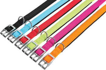 *- ZOLUX Obroża nylon KOMFORT 40 cm/20 mm kol. czerwony