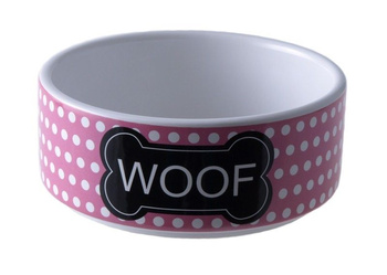 YARRO MISKA CERAMICZNA DLA PSA WOOF       RÓŻOWA 13x4,5  Y2732
