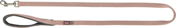 Premium, smycz, dla psa, taśma, róż, XS–S: 1.20 m/15 mm