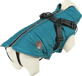 ZOLUX Kurtka puchowa z szelkami dla psa R.35 niebieska