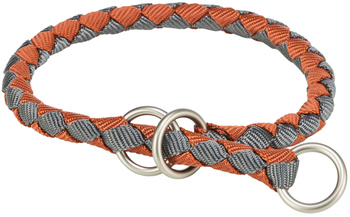 Cavo, obroża zaciskowa, dla psa, rdzawy/grafit, XS–S: 25–31 cm/o 12 mm
