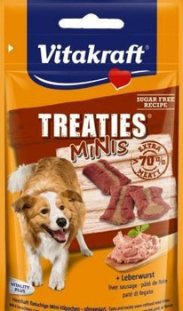VITAKRAFT PIES 48g TREATIES MINIS   WĄTRÓBKA /8