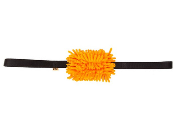 Dingo Zabawka dla psa - Szarpak Mop z dwoma uchwytami 60cm pomarańczowy