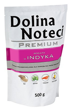 DOLINA NOTECI PIES 500g indyk  SASZETKA /10