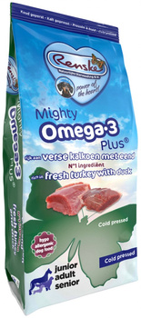 Renske Mighty Omega-3 Plus - świeży indyk z kaczką tłoczona na zimno (3kg)
