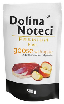 DOLINA NOTECI PIES PURE 500g gęś/jabłko  SASZETKA /10