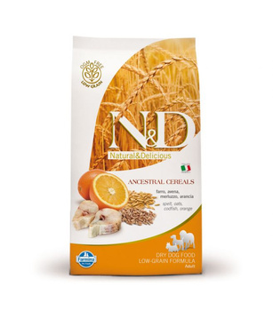 FARMINA ND Ocean Codfish, spelt, oats and orange Adult Mini 2.5kg