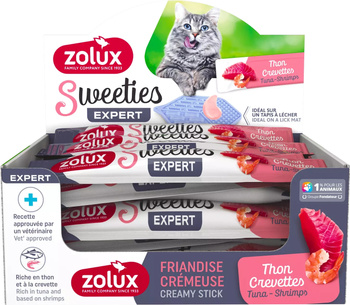 ZOLUX Przysmak kremowy dla kota SWEETIES z tuńczykiem i krewetką 14 g