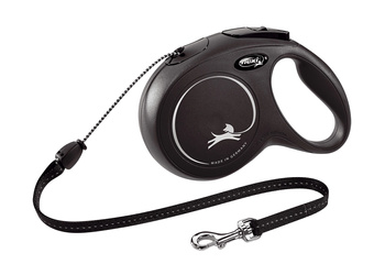 FLEXI NEW CLASSIC LINKA M  8m/20kg        CZARNA