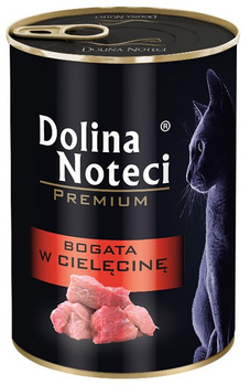 DOLINA NOTECI KOT pusz.400g  CIELĘCINA  /12