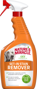 NATURES MIRACLE Płyn do usuwania starych plam pies SET-IN OXY 709ml