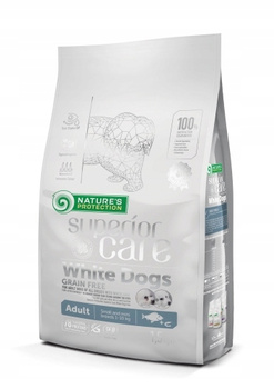 NATURES PROTECTION PIES 1.5kg SC WHITE DOGS ADULT WHITE FISH small breeds /8