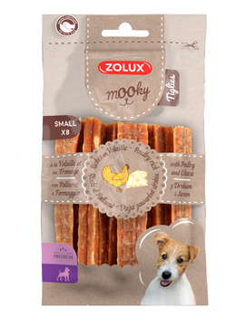 Zolux Przysmak dla psa MOOKY Premium Tiglies drób ser S  8 szt.