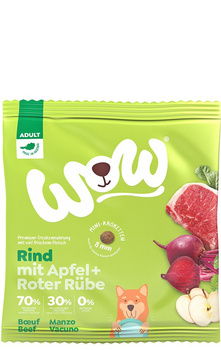 WOW MINI Rind - wołowina z jabłkiem i buraczkami dla dorosłych psów małych ras (80g)
