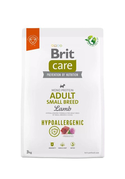 BRIT CARE PIES 7 kg ADULT SMALL LAMB      HYPOALLERGENIC/48