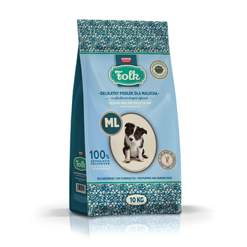 Karma sucha dla psa FOLK Junior ML Delikatny posiłek dla malucha ze słodkowodnymi rybami 10 kg