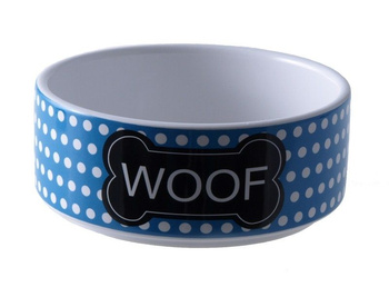 YARRO MISKA CERAMICZNA DLA PSA WOOF       NIEBIESKA 13x4,5cm Y2733