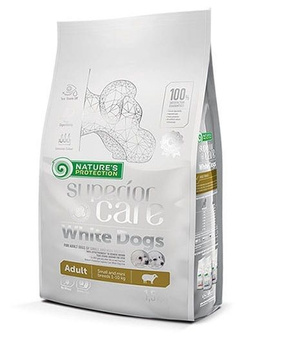 NATURES PROTECTION PIES 1.5kg SC WHITE DOGS ADULT small & mini breeds /8