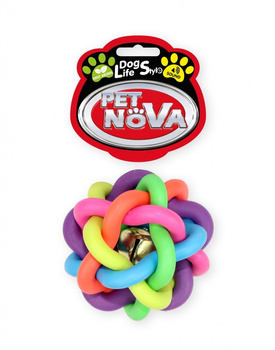 PET NOVA TPR BELLBALL S 6cm   /10