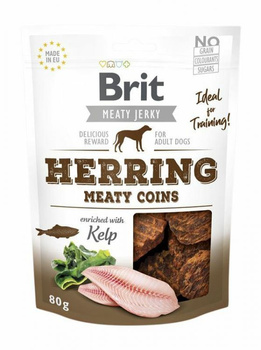 BRIT PIES 80g SNACK JERKY HERRING COINS