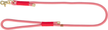 Soft Rope, smycz, dla psa, linka, czerwono/kremowa, L–XL: 1.00 m/o 13 mm