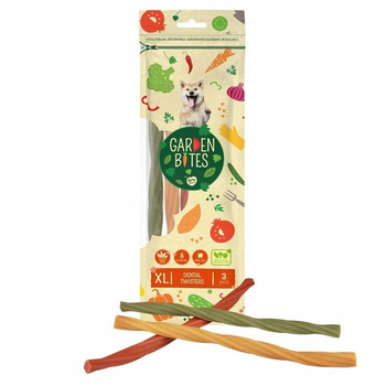 GARDEN BITES DENTAL TWISTERS ``XL`` 25cm  3szt  4/40