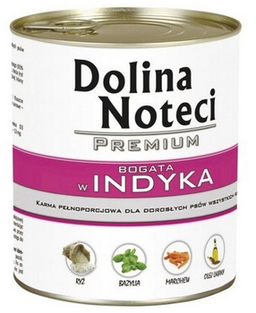 DOLINA NOTECI PIES 800g indyk  PUSZKA /12