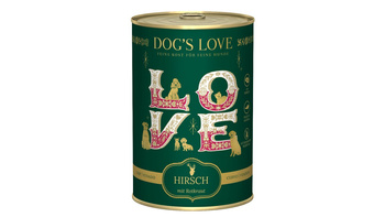 DOG'S LOVE Winter Menu Hirsch - mięso jelenia z kasztanami (400g)