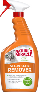 NATURES MIRACLE Płyn do usuwania starych plam kot SET-IN OXY 709ml