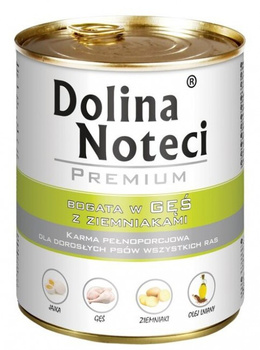 DOLINA NOTECI PIES 800g gęś/ziemniak  PUSZKA /12