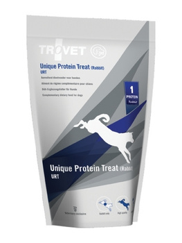 TROVET PIES 125g URT królik UNIQUE PROTEIN TREAT RABBIT przekąska /6