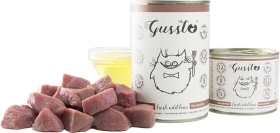 GUSSTO pusz.400g FRESH WILD BOAR Pokarm dla kota z DZIKIEM